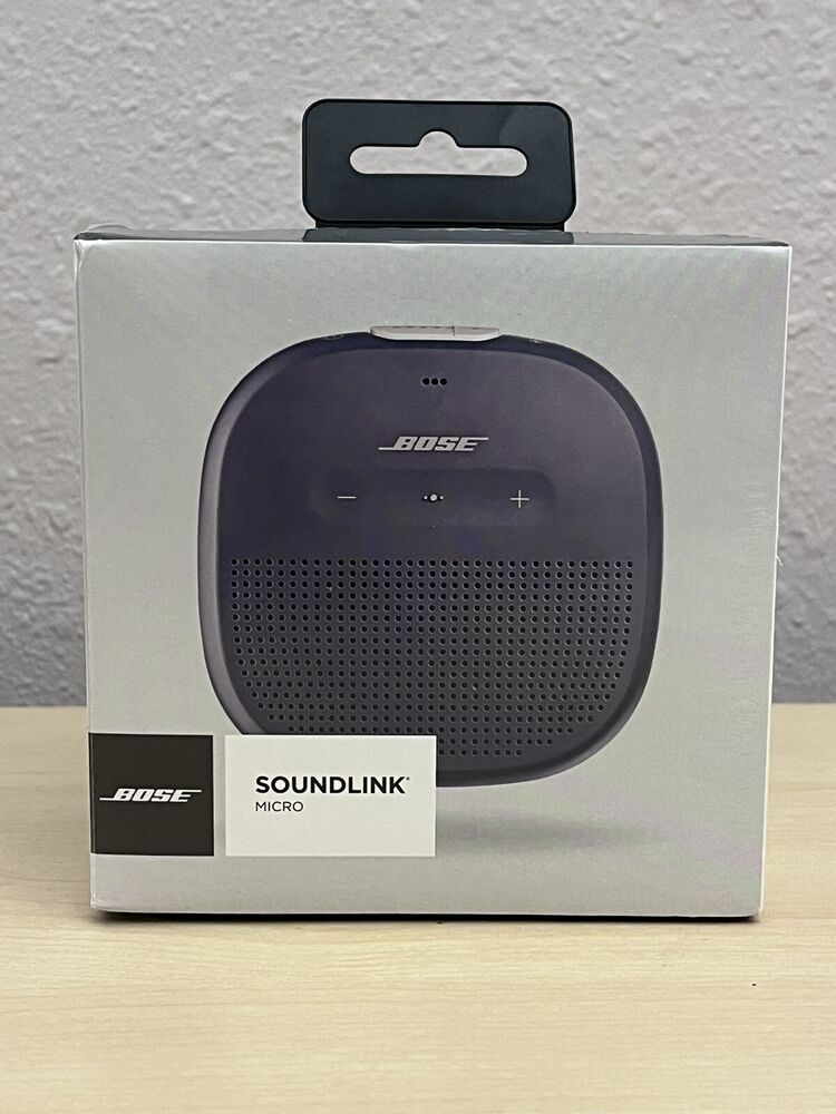 New/Sealed -Bose Soundlink Micro Portable Bluetooth Speaker - Dark Blue