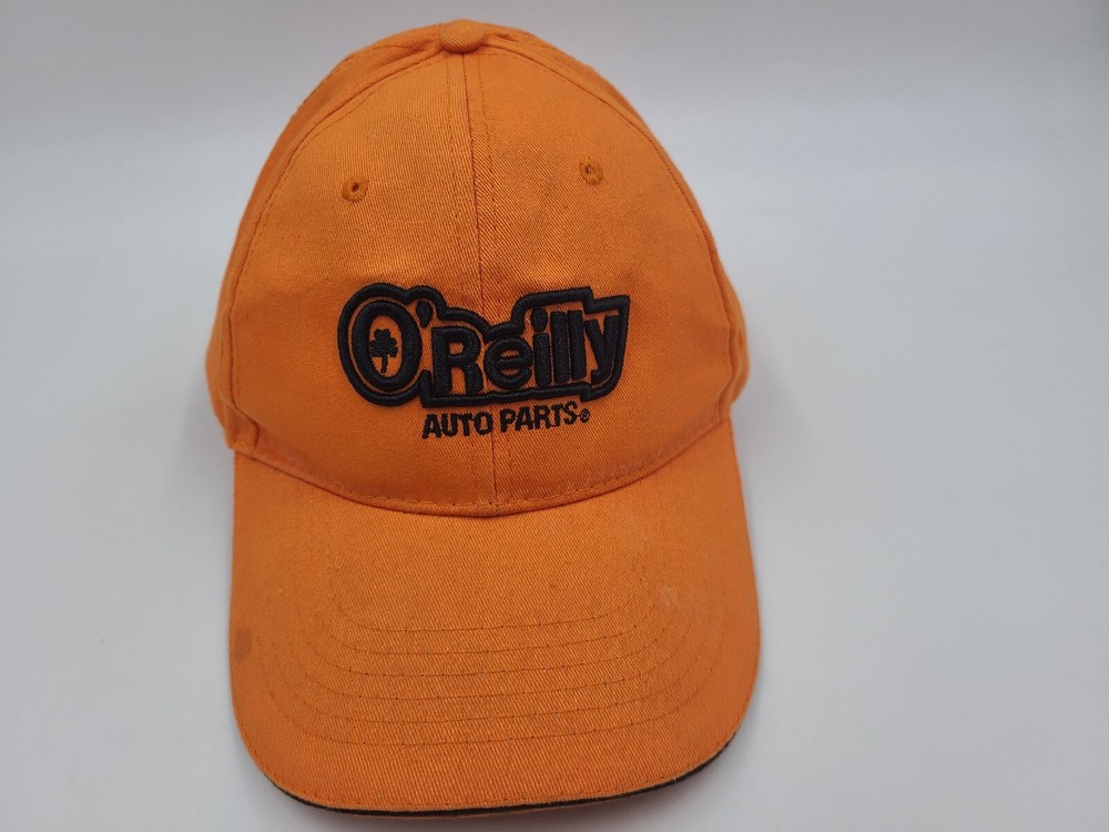 O'Reilly Auto Parts Adjustable Hat Cap Car Truck Dad Mom Men Women Orange Black
