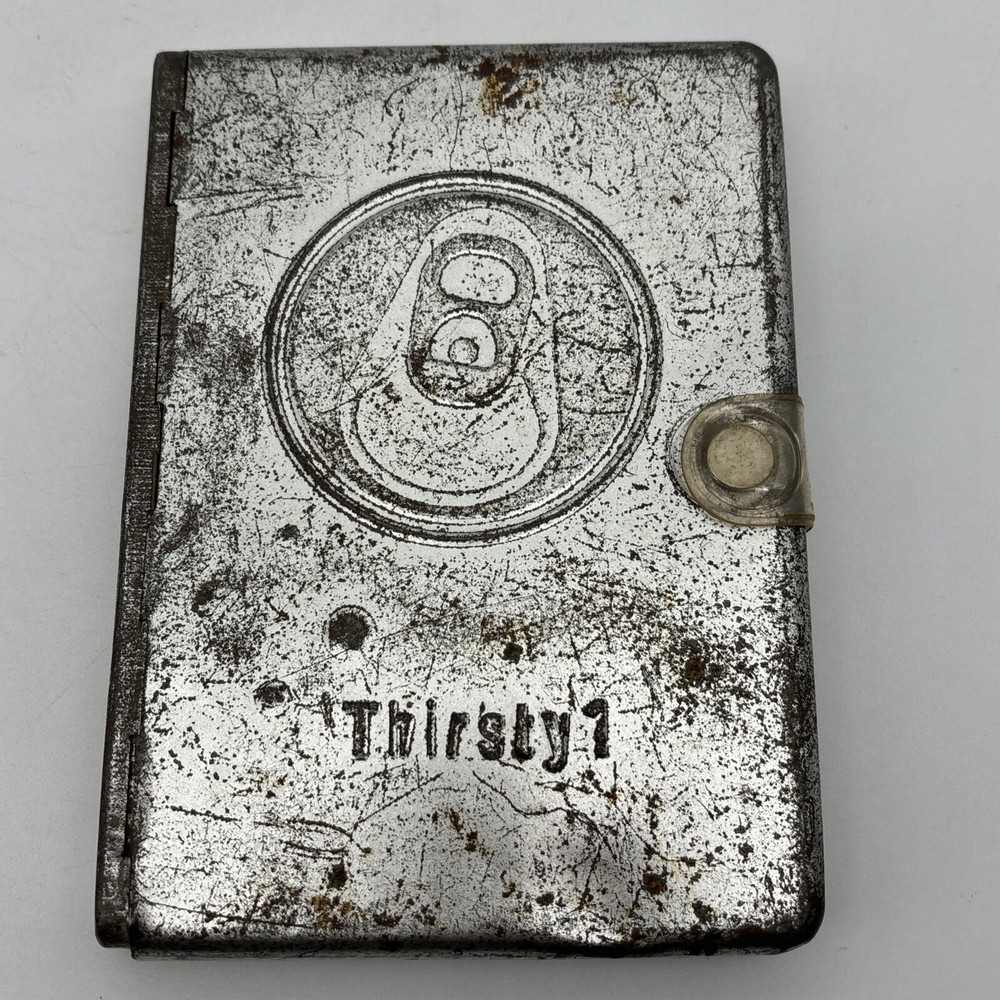 Holy Bible Metal Edition Worn Rusty Distressed Binding NLT Translation