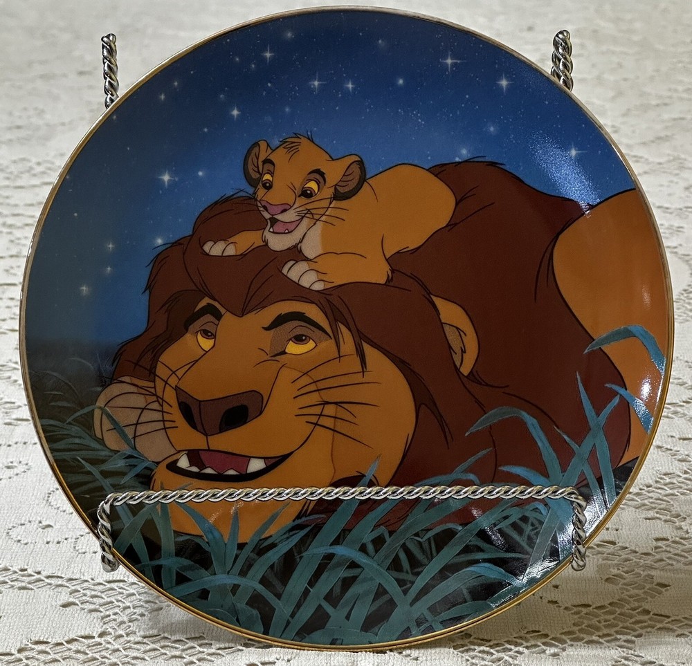 Disney The Lion King Collector Art Plate We'll Always Be Friends by Bradex