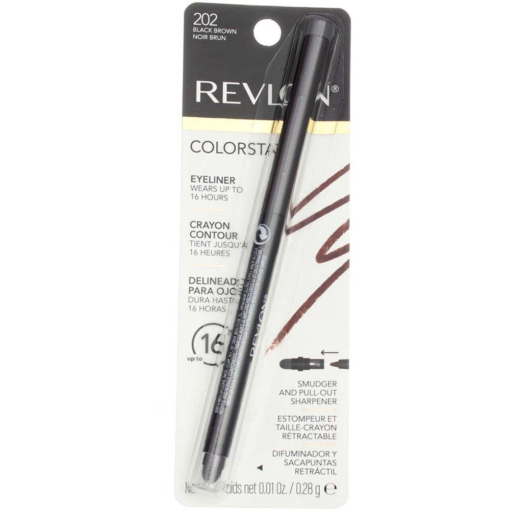 Revlon ColorStay Waterproof Eyeliner 5-Pack Black Brown 202 0.01 oz