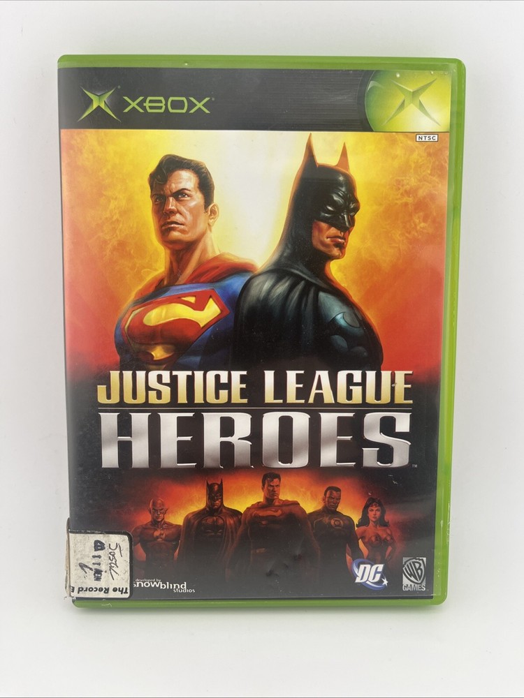 Justice League Heroes (Microsoft Xbox, 2006) Untested