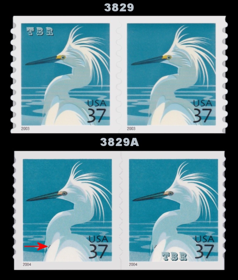 Snowy Egret 37c Pairs 3829 3829A Complete American Wildlife Set 2 MNH - Buy Now-image