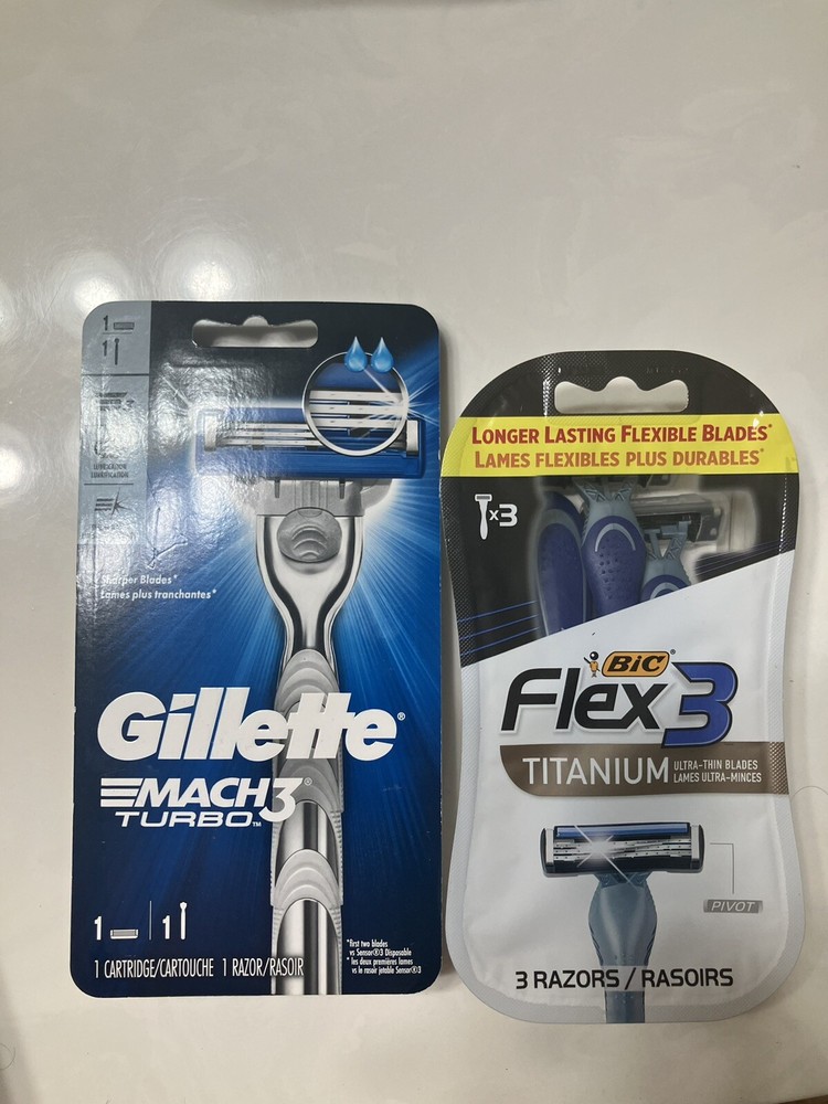 Gillette Hib Hybrid And Bic Shaving Products X2 MISB New Buy Now!-image