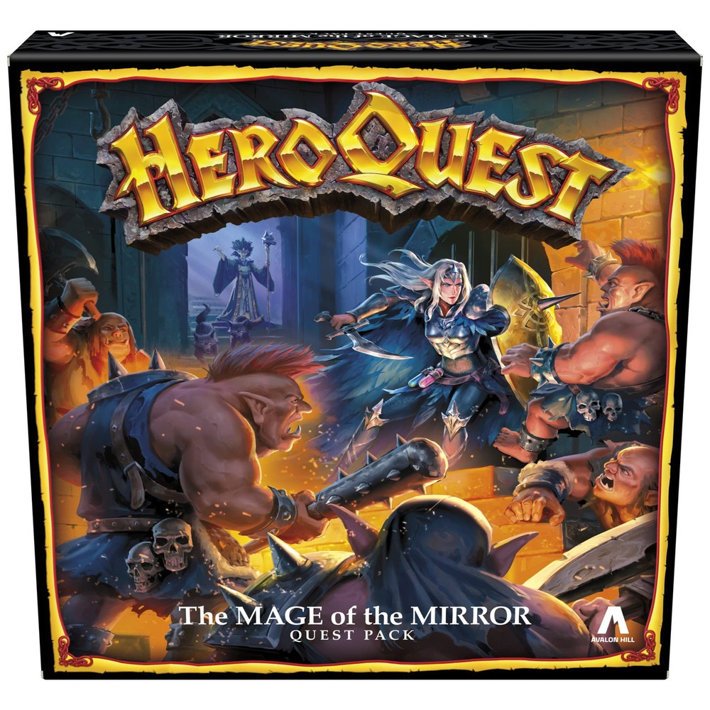 Avalon Hill Heroquest Mage of Mirror Quest Pack Roleplaying Game Expansion Required