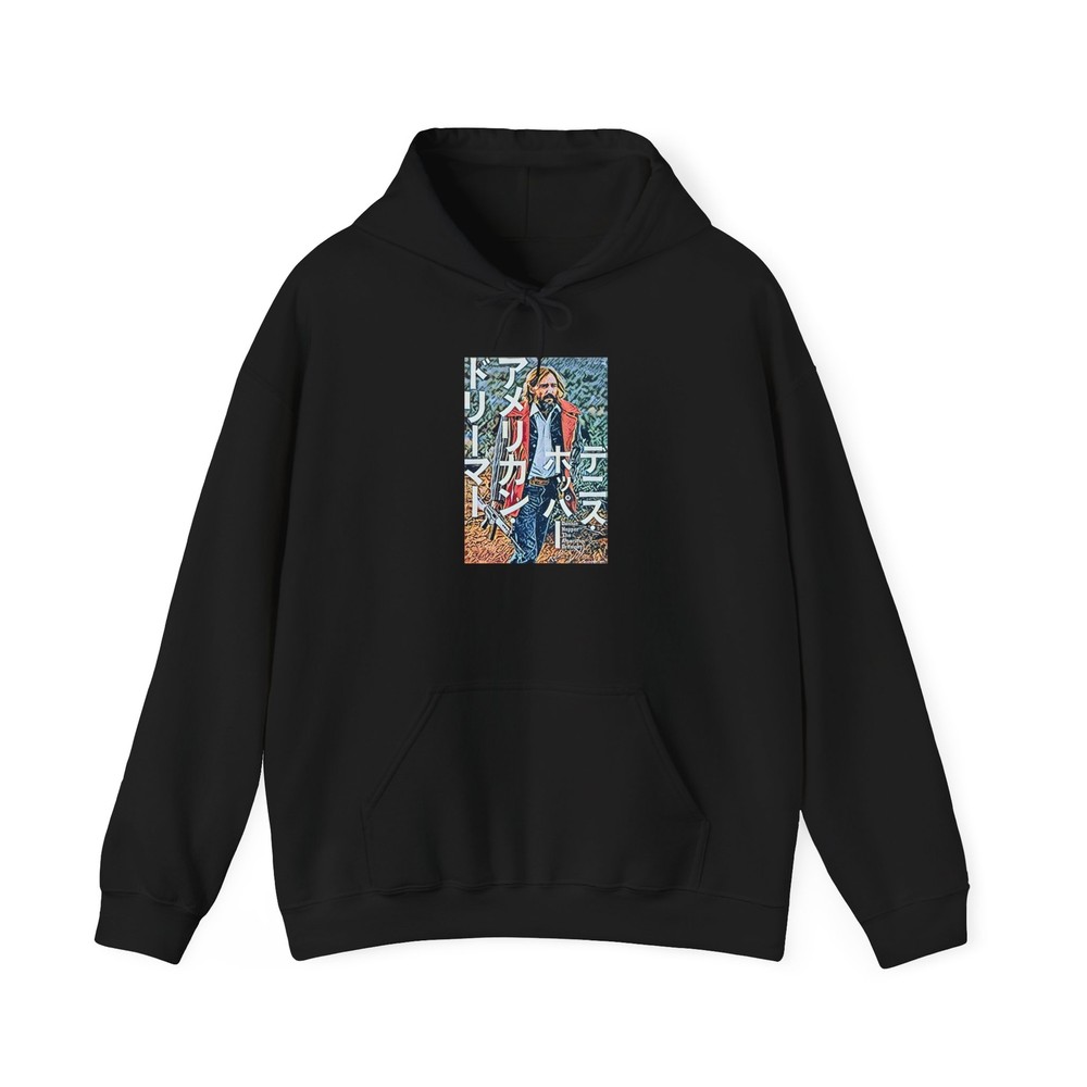 Dennis Hopper Graphic Print Art Long Sleeve Unisex Heavy Blend Hooded Sweatshirt