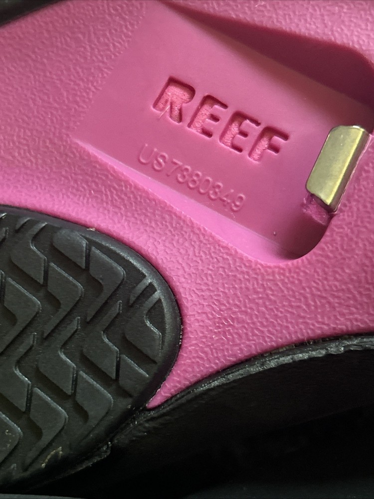 Reef Sandals With Bottle Opener Fanning Black US7380349 Men Sz 9 LN!