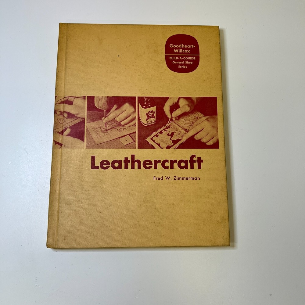 Leathercraft by Fred W. Zimmerman Hardcover Arts Hobbies Leather