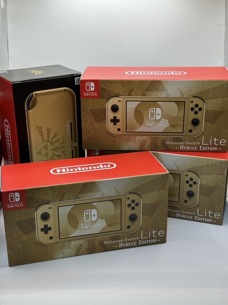 (One day ship)Nintendo Switch Lite Legend of Zelda Hyrule Console limited