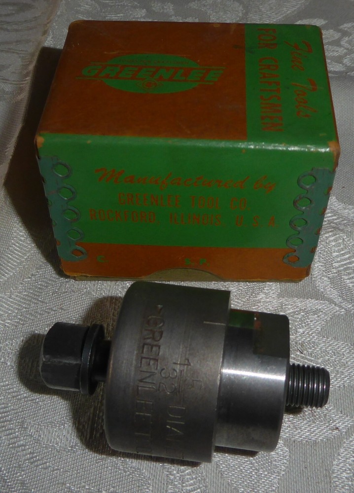 Vintage Greenlee No 730 1 5/32 Inch Diameter (Round) Radio Chassis Punch