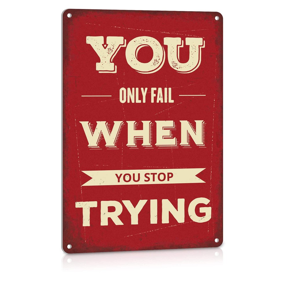 Alrear Metal Signs Inspirational Positive Quote, Old Country Farmhouse Home Deco