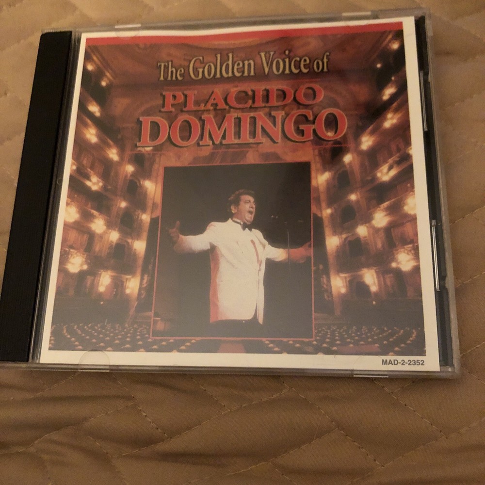 The Golden Voice of Placido Domingo - Audio CD - Like New Free Shipping-image