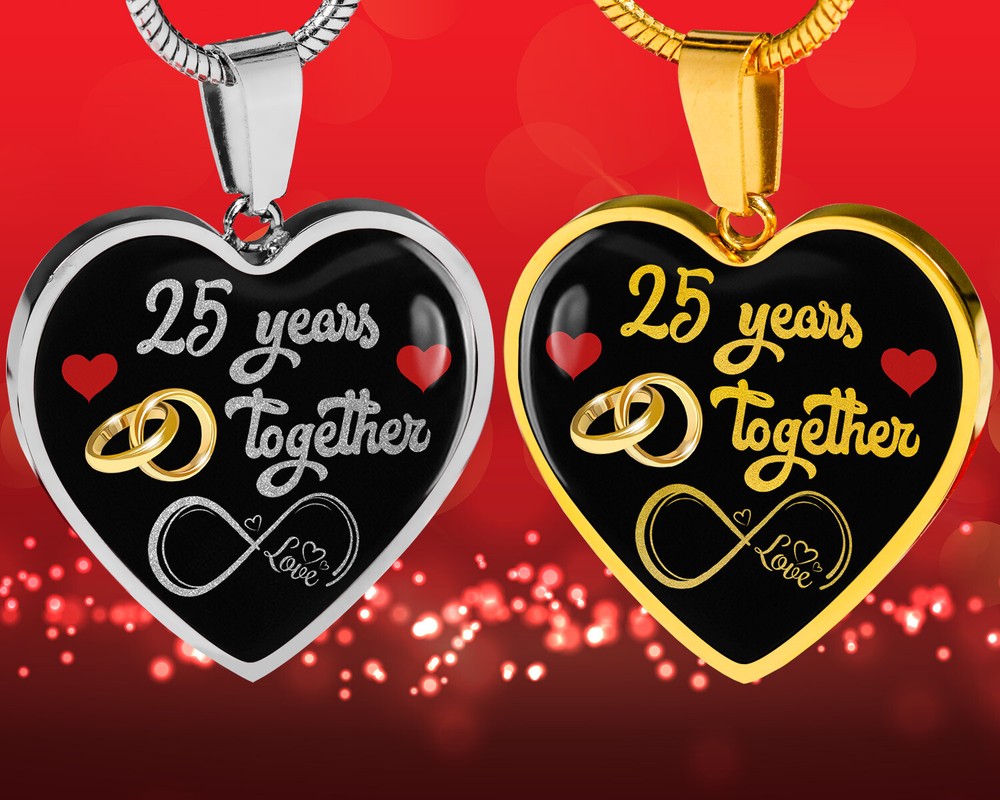 25th Anniversary Personalized Engraved Gift For Her-image