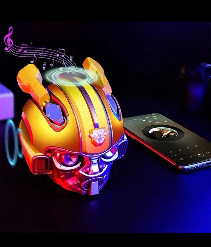 Original Bumblebee Head Bluetooth Speakers Transformers Bluetooth, unique Gift