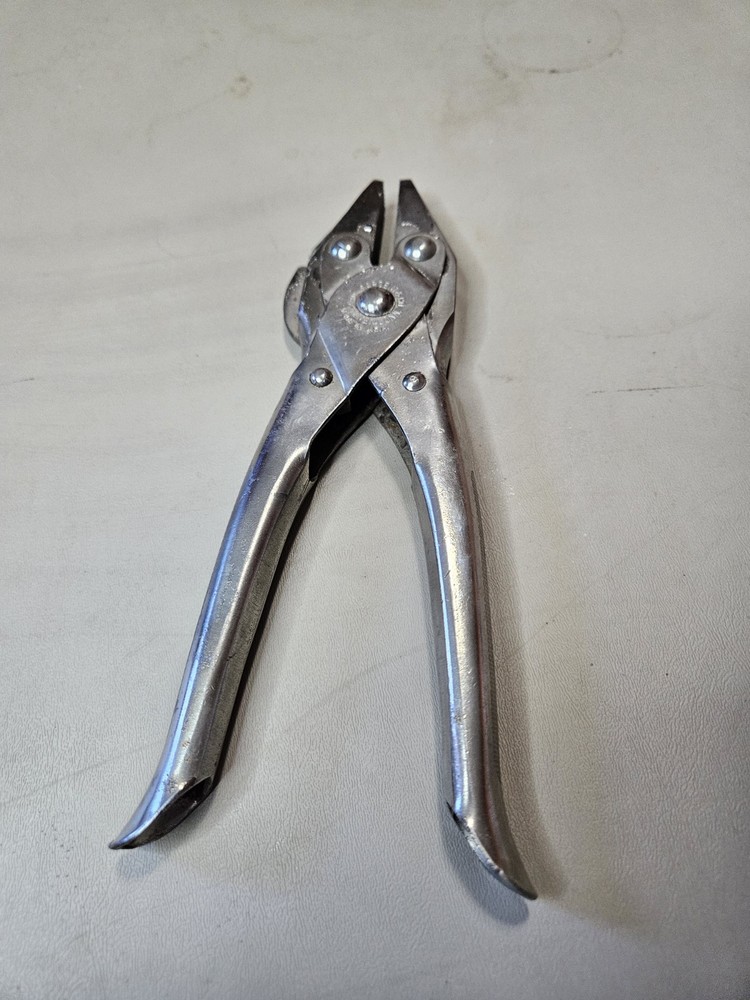 Vintage Sargent & Co 8-Inch Parallel Jaw Pliers with Cutter New Haven USA