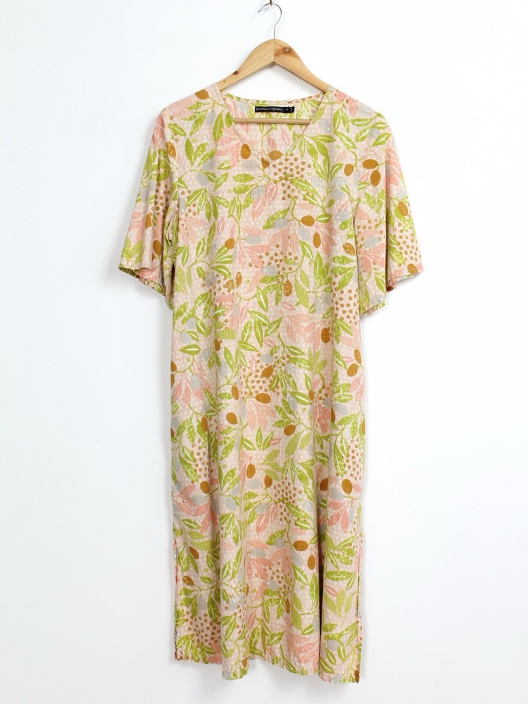 Gudrun Sjoden Flowers Pattern Dress, Size M
