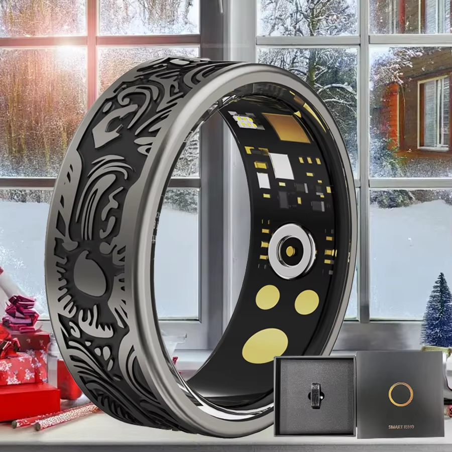 2025 Little Meatball Smart Ring for Men & Women - Heart Rate & Oximetry Monitor