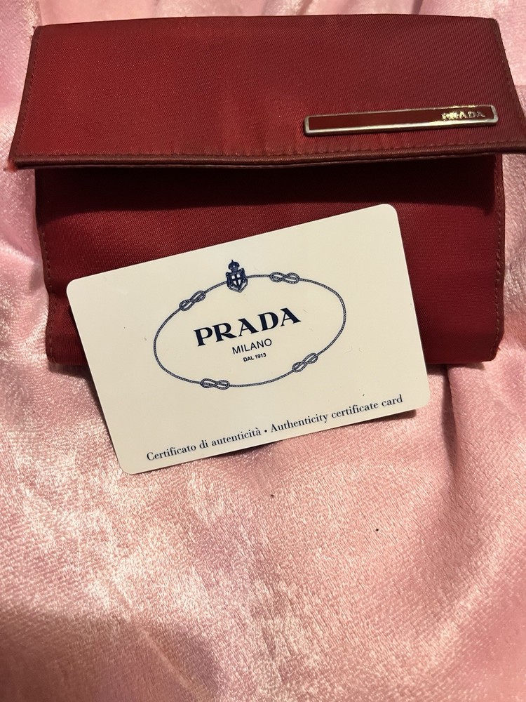 Vintage Authentic Prada Wallet with COA