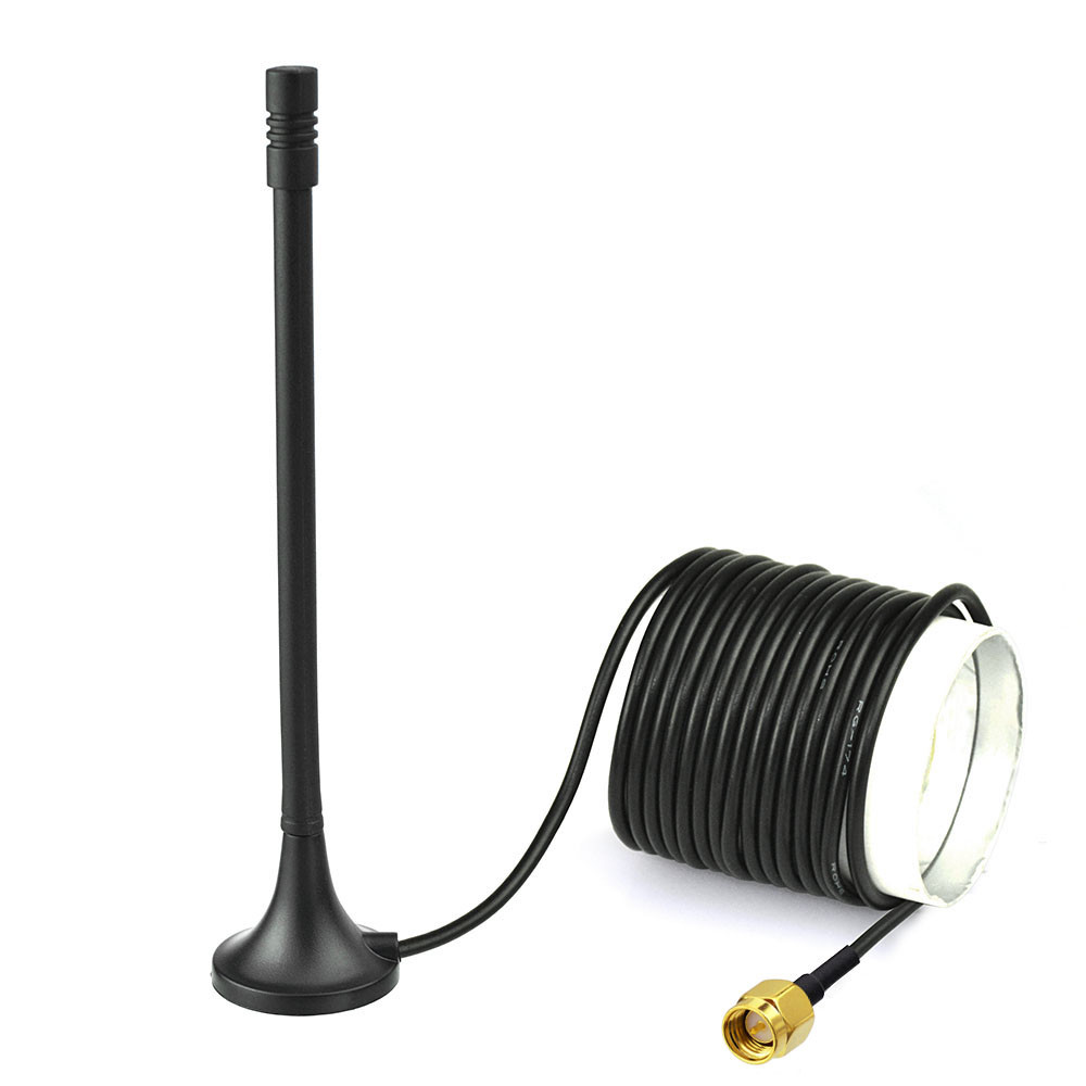 4G LTE Magnetic 3dBi SMA Antenna for 4G DTU IOT RTU SMS Alarm Gate Opener Switch-image