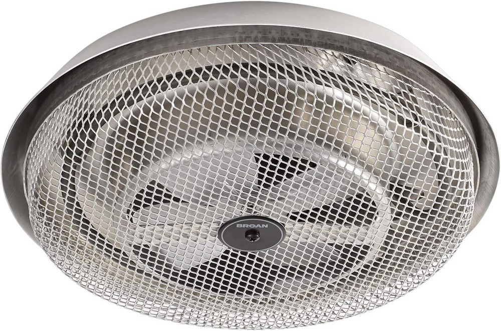 Broan-NuTone 157 Low-Profile Fan-Forced Ceiling Heater, Satin Aluminum