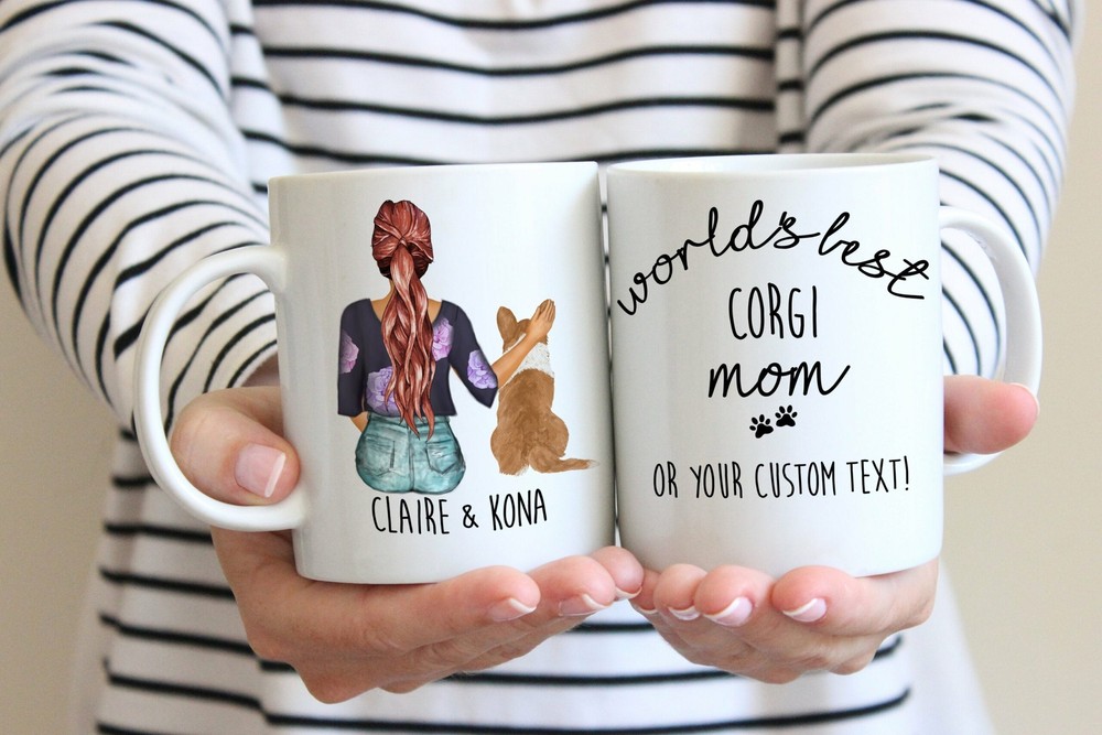 Corgi Mug Corgi Gift Personalized Corgi Mug Corgi Mom Custom Corgi Gift Corgi