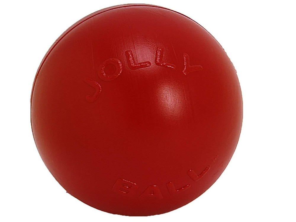 Push-n-Play Ball Dog Toy, 10 Inches/Large, Red (310 RD)