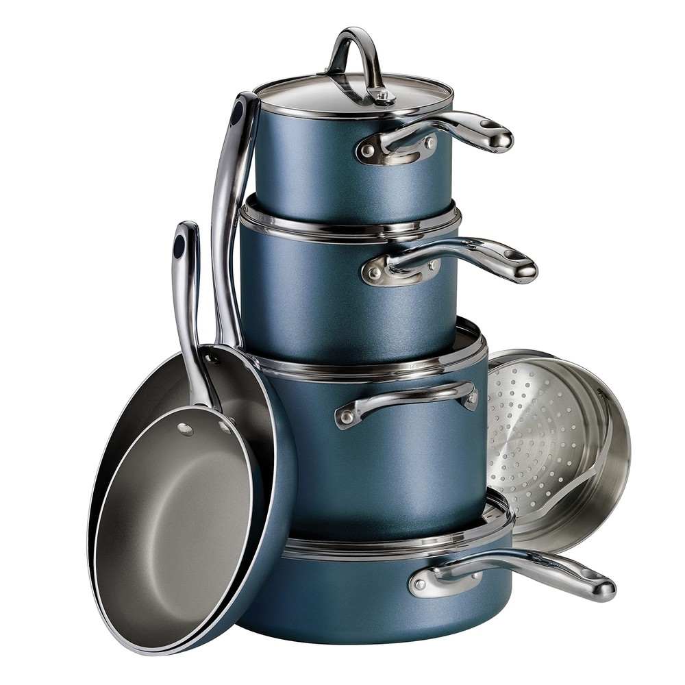 Cookware Set Nonstick 11-Piece Blue, 80143/031DS