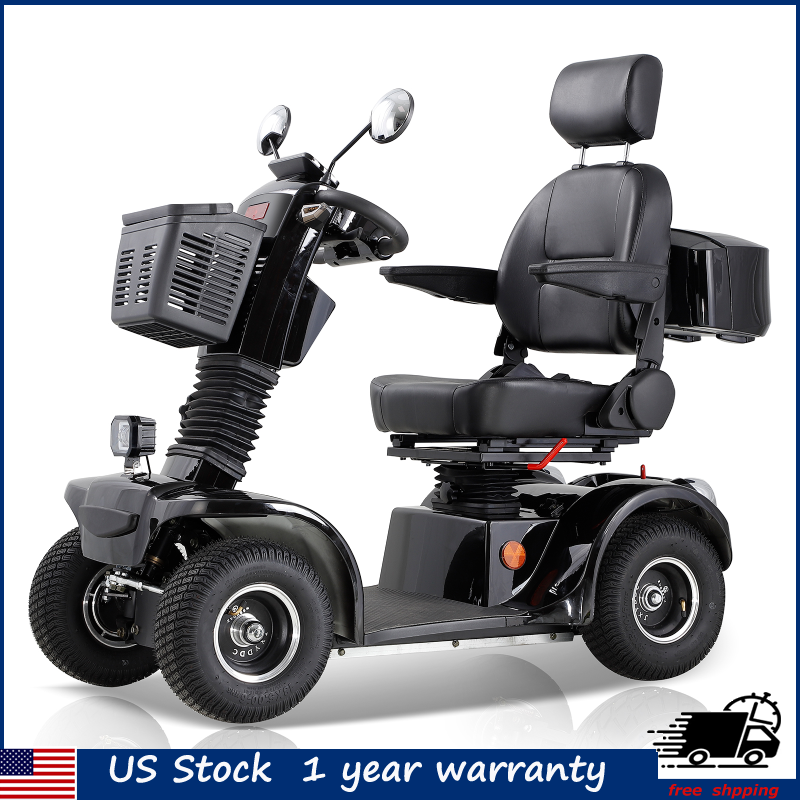 500W 48V 20AH Four Wheel Mobility Scooter for Adults & Seniors