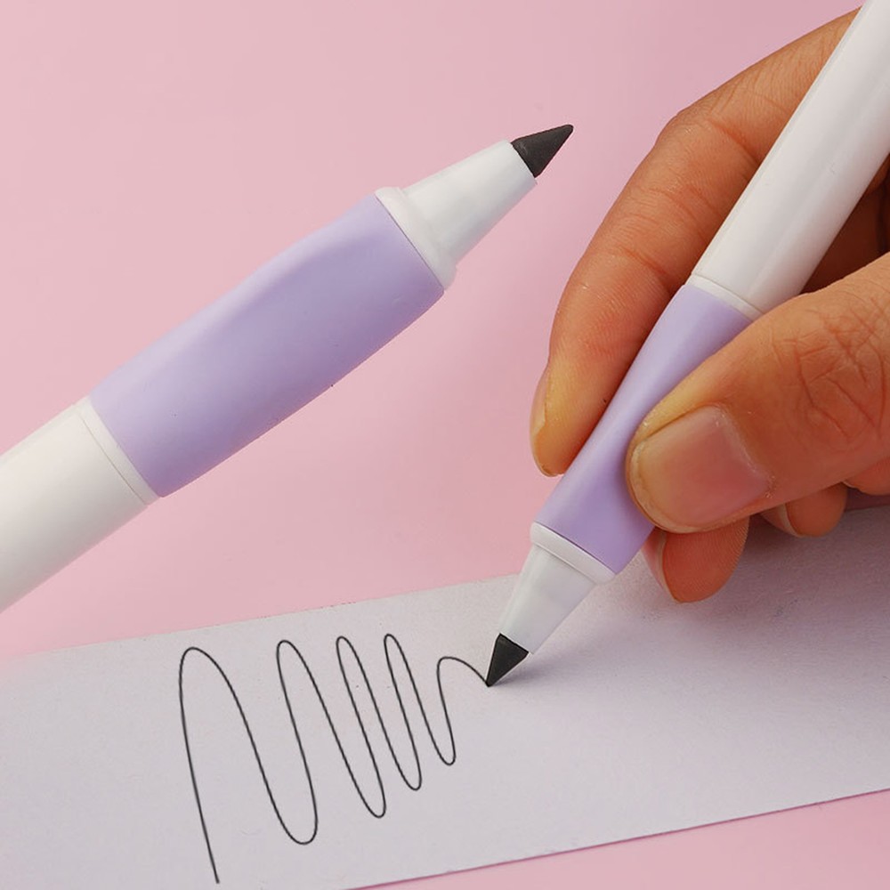 Smooth Writing Pencil No-ink 7pcs Everlasting Set with Silicone Grip for Primary