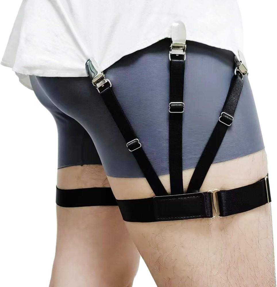 Shirt Stays for Men Police, 3.0 Upgrade Clips Suit Accessories Mens,...