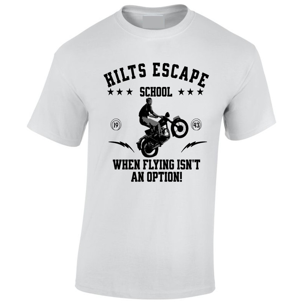 The Great Escape T-Shirt Hilts Academy Steve McQueen Cooler King Original Design