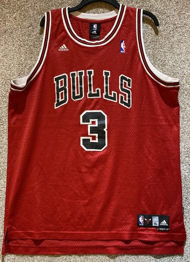 Adidas NBA Chicago Bulls Ben Wallace Mens XL Basketball Jersey  