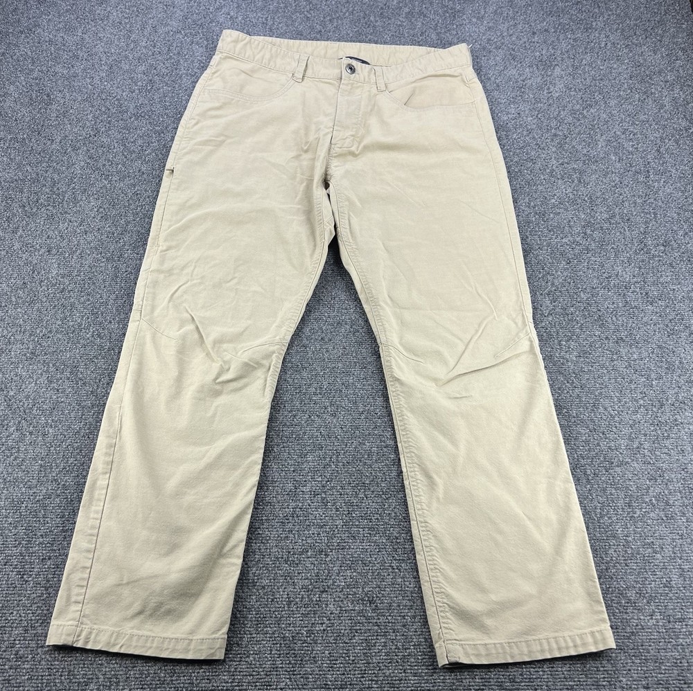 The North Face Men's 34x30 Khaki Beige 5-Pocket Canvas Hiking Pants