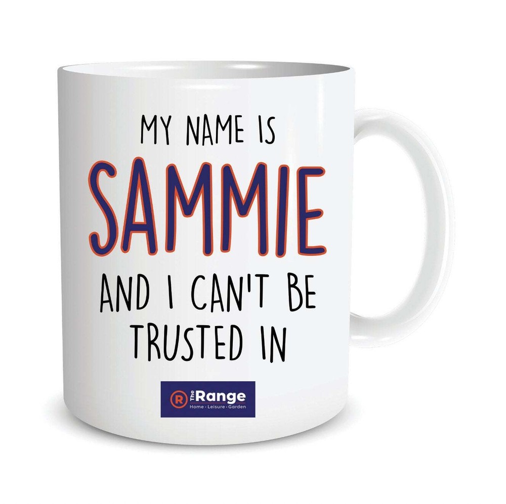 I Can't Be Trusted Shopping Mug Custom Funny Personalised Shopping Obsessed Mug