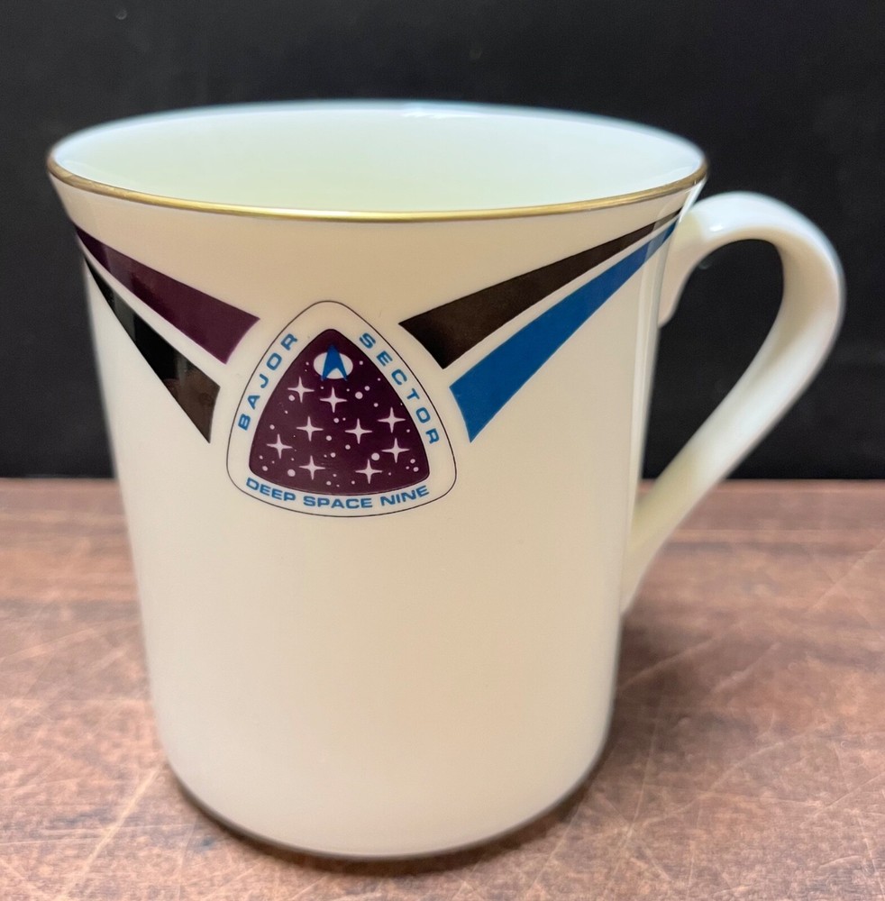 Vintage 1993 Star Trek Deep Space Nine Bajor Sector Pfaltzgraff Coffee Mug