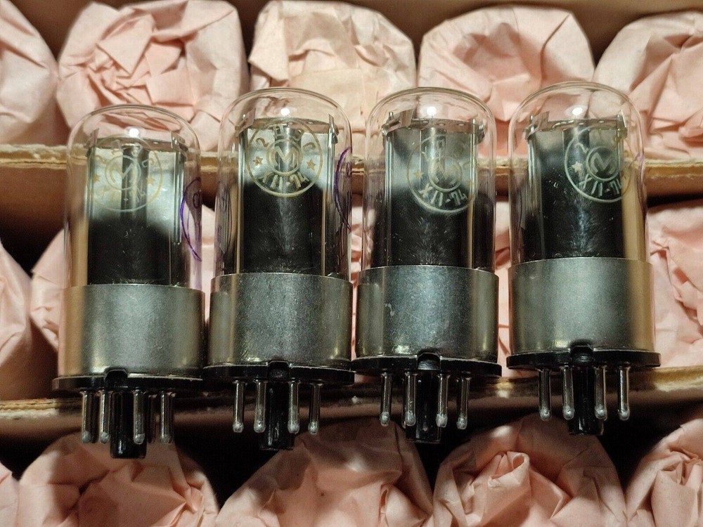 1974 NOS High Stable 2D9S Vacuum Diode Tube Metal Base 4pcs