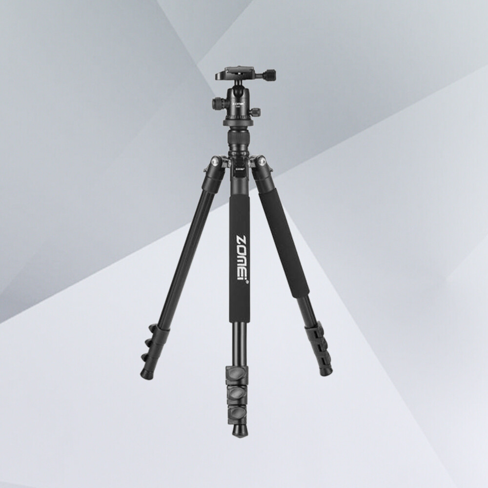 Lightweight Aluminum Travel Tripod for Phones and Video Cameras