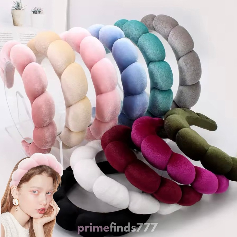 Soft Terry Spa Headband for Women - Face Washing & Makeup Essentials