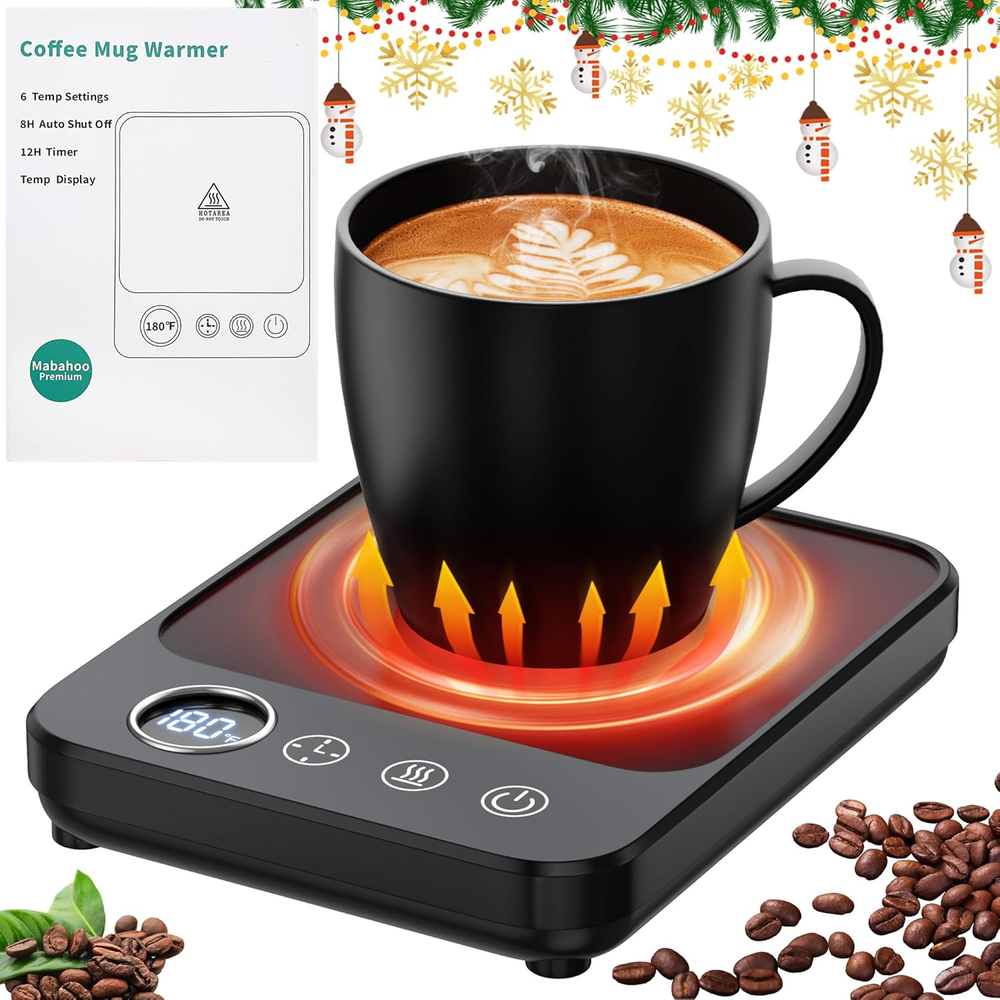 Coffee Mug Warmer, Electric Coffee Cup Warmer for Desk, Milk, Tea, Auto Shut Off