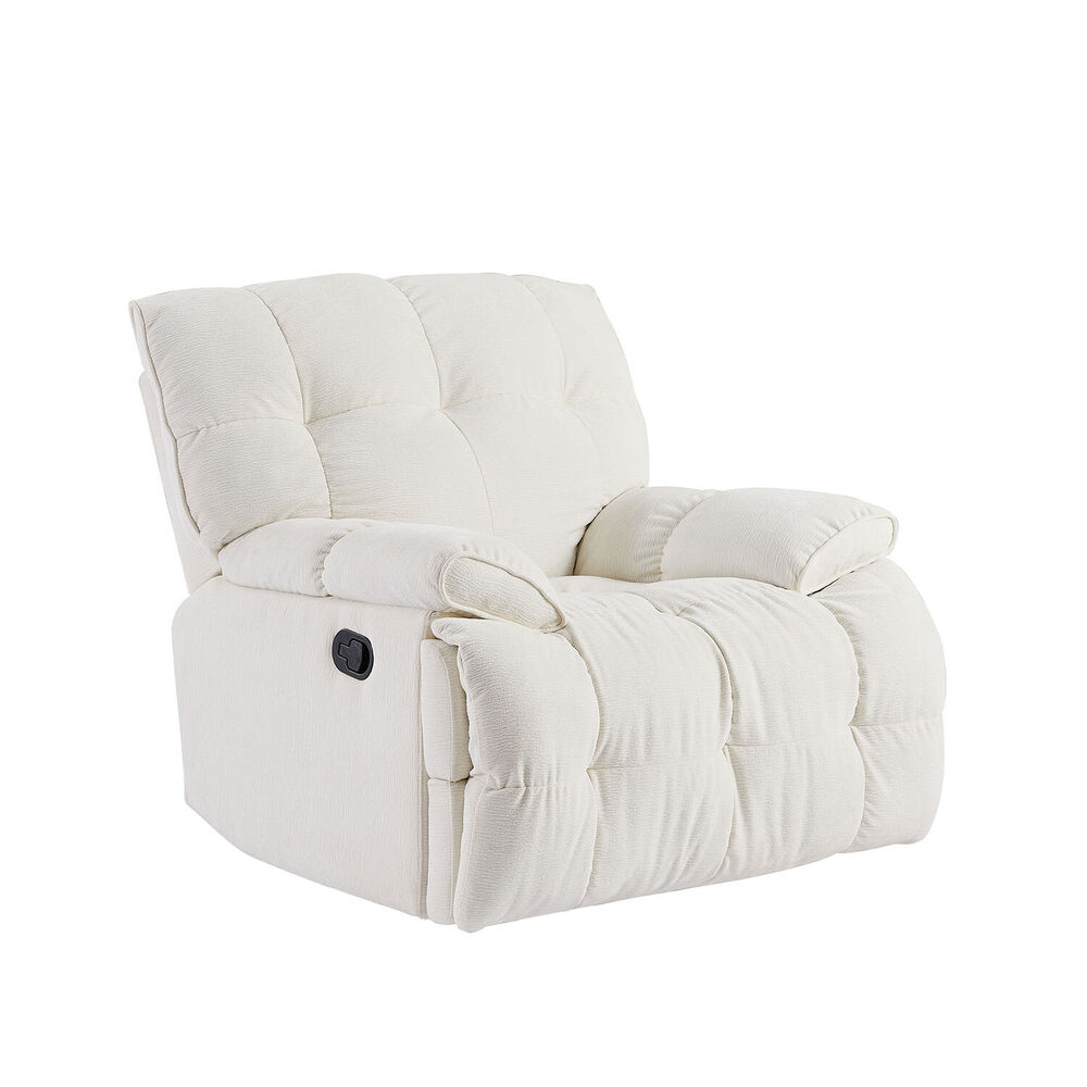 360 Degree Swivel Fabric Single Sofa Heavy Duty Reclining Chair for Living Room,