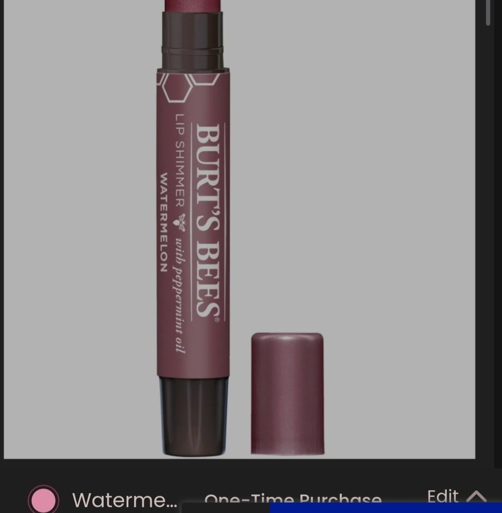 Burt's Bees Watermelon Lip Shimmer 2.55g New Sealed