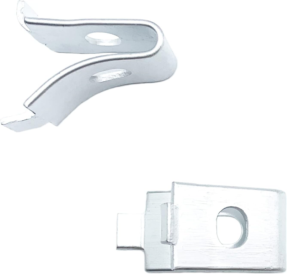 20-Pack Aluminum Alloy Shelf Bracket Clips with High Load-Bearing Adjustable Pins