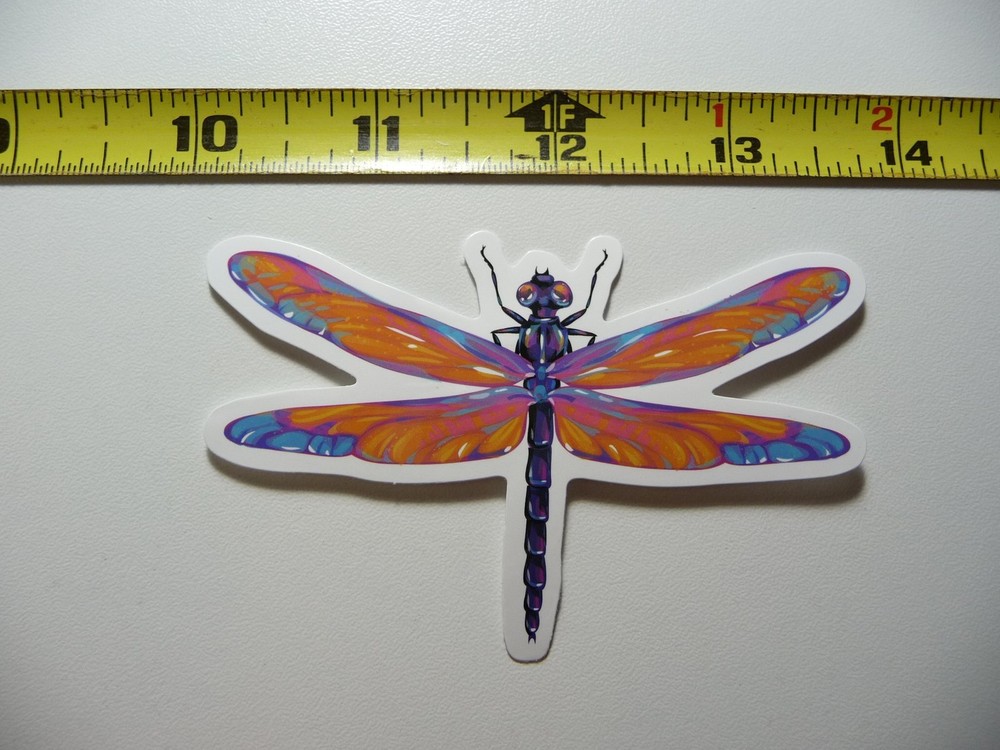 DRAGONFLY #1 DECAL STICKER BUG INSECT CUTE FUN