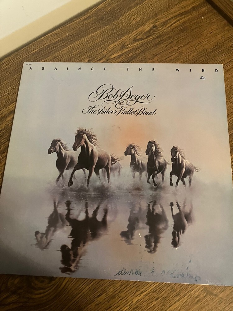 Vintage Bob Seger & The Silver Bullet Band Against the Wind Vinyl Record LP
