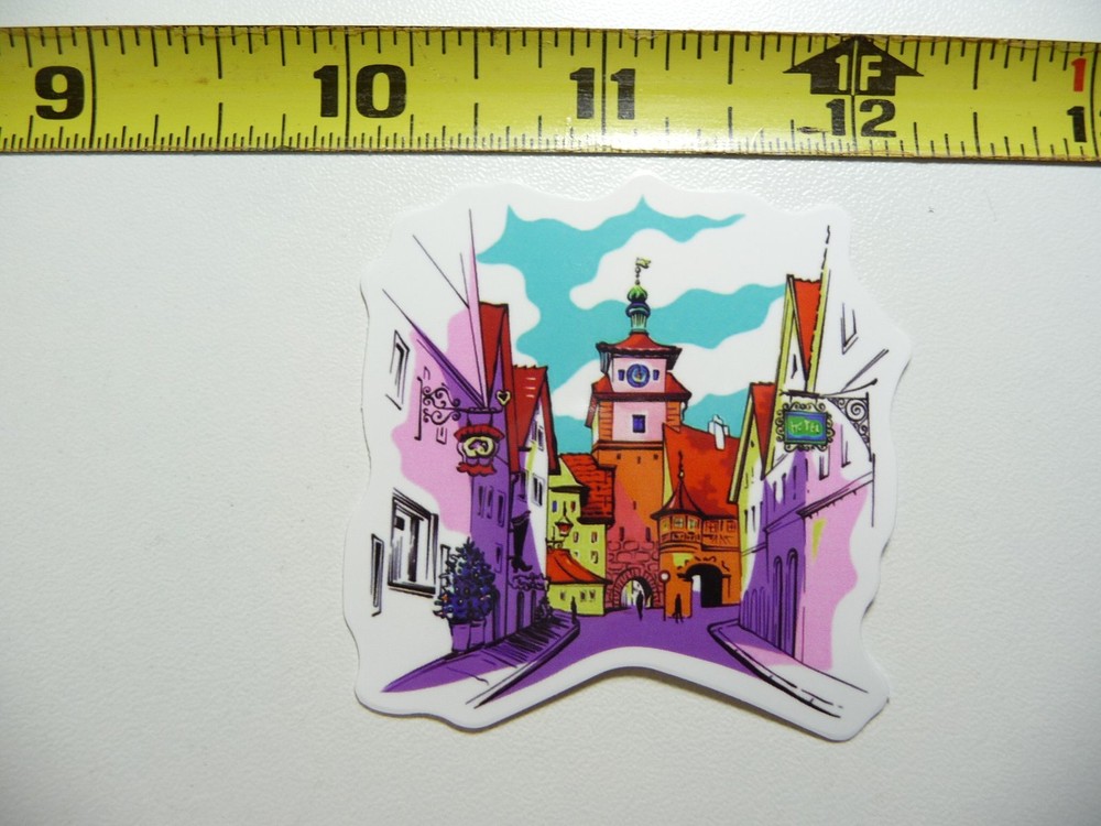 ROTHENBERG FORTRESS GERMANY DECAL STICKER LANDMARK TOURIST DESTINATION LAPTOP