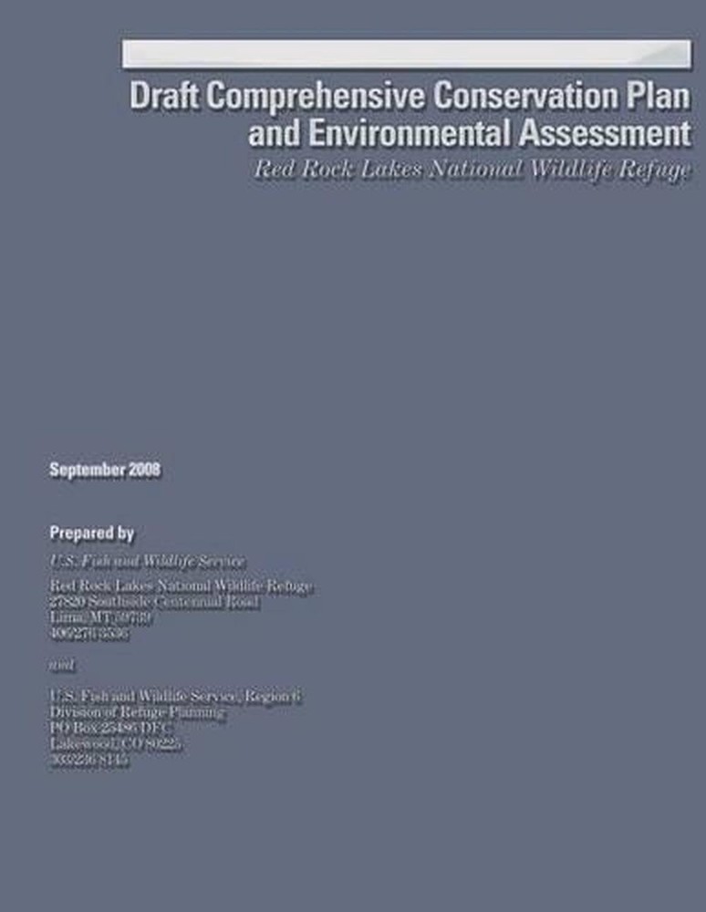 Draft Comprehensive Conservation Plan and Environmental Assessment for Red Rock Lake