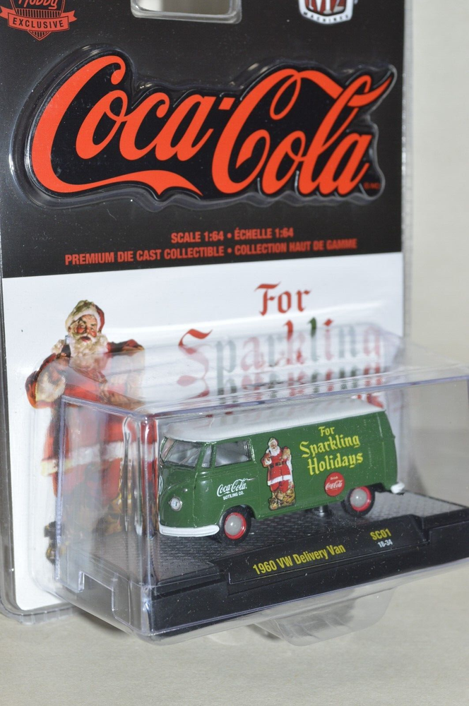 Christmas Holiday diescast vehicle M2 Coke Coca-Cola 1960 VW Delivery Van GREEN