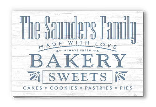 Custom Farmhouse Bakery Sign for Mother's Day, Kitchen or New Home Decor-image