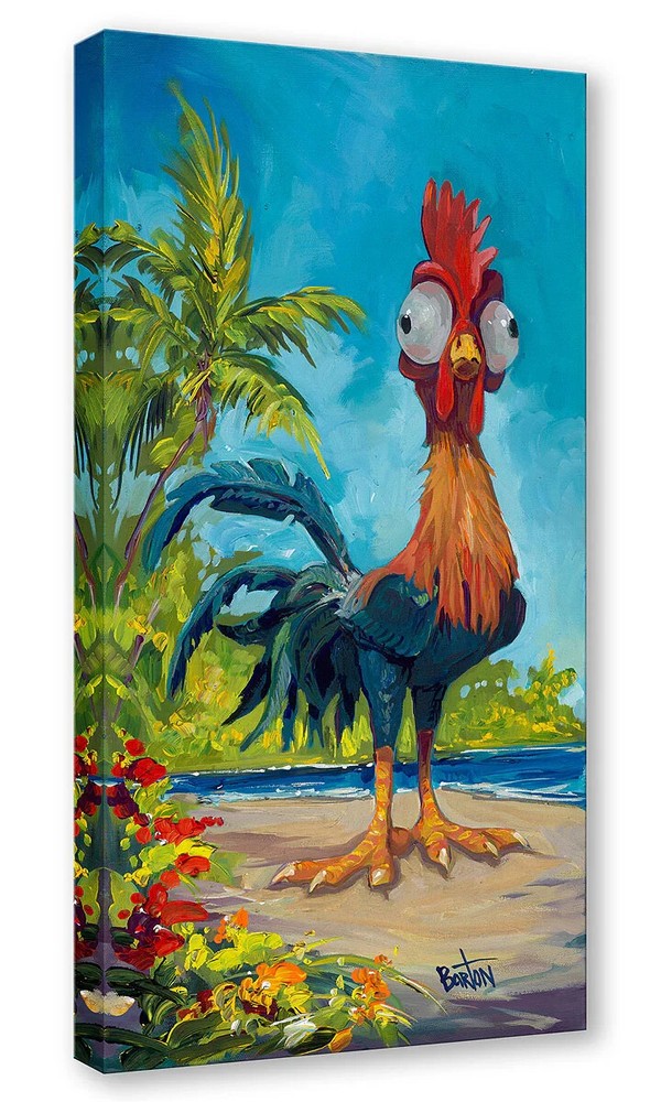 Moana Disney Fine Art Steve Barton Limited Edition Canvas Print Hei Hei
