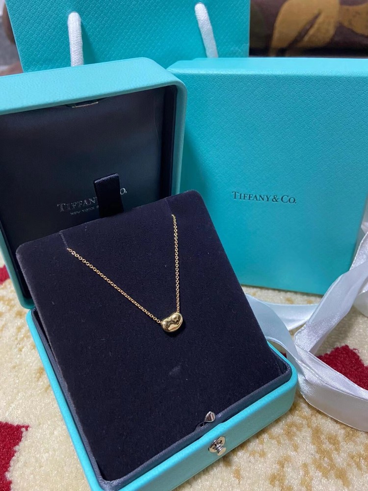 TIFFANY&Co. Necklace Bean Yellow Gold K18